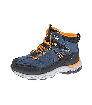 Юношески боти в тъмносиньо и оранжево 36-41 размер снимка