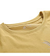 Дамска тениска в жълт нюанс с принт Gidella-3 снимка