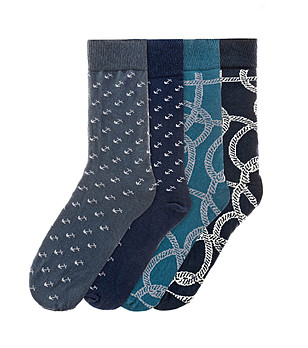 Комплект от 4 чифта мъжки памучни чорапи Need снимка
