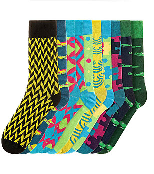 Комплект от 10 чифта мъжки памучни чорапи Dext снимка