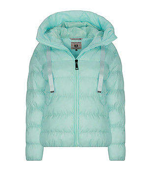 Дамско зимно яке в цвят мента Amanda снимка