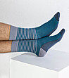 Комплект от 2 чифта мъжки памучни чорапи Zanter-2 снимка