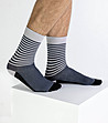 Комплект от 2 чифта мъжки памучни чорапи Roven-1 снимка