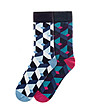 Комплект от 2 чифта мъжки памучни чорапи Zanter-0 снимка