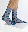 Комплект от 2 чифта мъжки памучни чорапи Vidrum-2 снимка