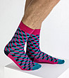 Комплект от 2 чифта мъжки памучни чорапи Bisson-1 снимка