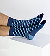 Комплект от 2 чифта мъжки памучни чорапи Bisson-2 снимка