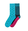 Комплект от 2 чифта мъжки памучни чорапи Crain-0 снимка