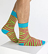 Комплект от 2 чифта мъжки памучни чорапи Aglai-1 снимка
