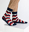 Комплект от 2 чифта мъжки памучни чорапи Chinos-1 снимка