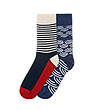 Комплект от 2 чифта мъжки памучни чорапи Mallan-0 снимка