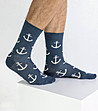 Комплект от 4 чифта мъжки памучни чорапи Broderick-1 снимка