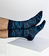 Комплект от 4 чифта мъжки памучни чорапи Broderick-3 снимка