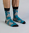 Комплект от 3 чифта мъжки памучни чорапи Chinos-2 снимка
