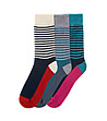 Комплект от 3 чифта мъжки памучни чорапи Clare-0 снимка