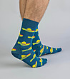 Комплект от 3 чифта мъжки памучни чорапи Preston-1 снимка