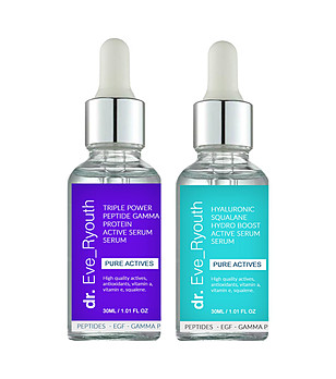 Комплект от 2 серума за лице с мошно действие снимка