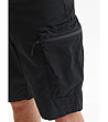 Мъжки къси черни памучни панталони Chester-4 снимка