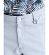 Светлосини мъжки памучни къси панталонки Tito-3 снимка