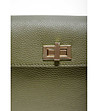 Зелена дамска чанта от естествена кожа Bretta-3 снимка