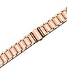 Розовозлатист часовник със сребрист циферблат и камъчета Tiffany-2 снимка