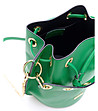 Ефектна кожена дамска чанта в зелен цвят Caryn-3 снимка