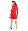 Червена рокля с памук Mevita-1 снимка