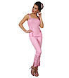 Розова памучна дамска пижама Kame-1 снимка