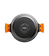 Плитка тенджера с оранжеви дръжки 28 см-1 снимка