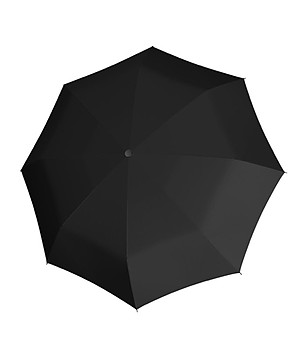 Лек сгъваем чадър в черно снимка