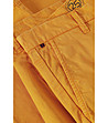 Памучен мъжки панталон в нюанс на цвят горчица Peter-2 снимка