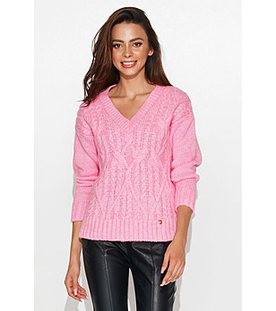 Розов дамски пуловер Kalona снимка