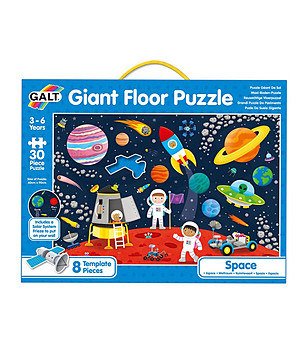 Гигантски пъзел за под Космос снимка