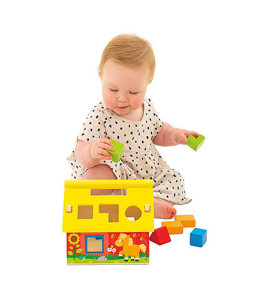 Дървен сортер Ферма снимка