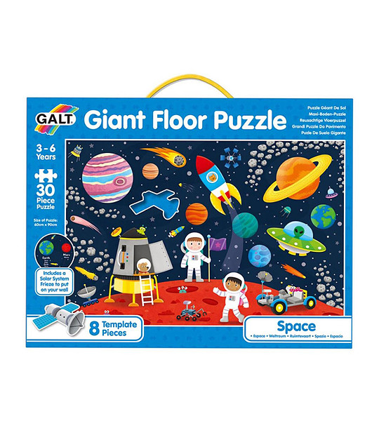 Гигантски пъзел за под Космос снимка