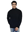 Черен мъжки пуловер с кашмир Abel-0 снимка