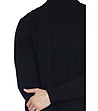 Черен мъжки пуловер с кашмир Abel-2 снимка
