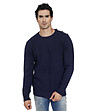 Мъжки пуловер в тъмносин цвят с кашмир Bret-0 снимка