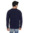 Мъжки пуловер в тъмносин цвят с кашмир Bret-1 снимка