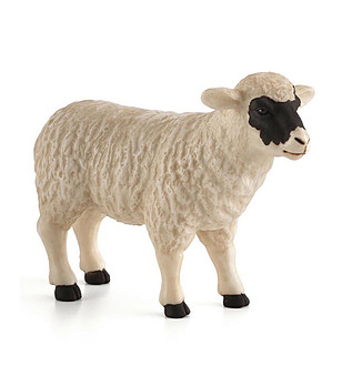 Малка фигурка Овца с черна муцунка снимка