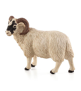 Малка фигурка Овен с черна муцунка снимка