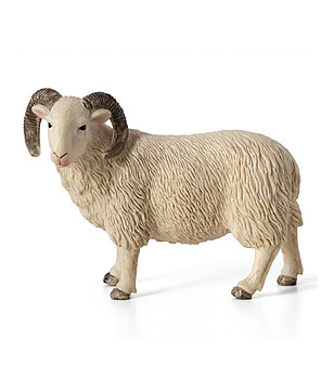 Малка фигурка Овен с извити рога снимка