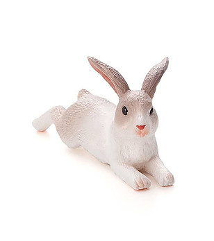 Малка фигурка на лежащо Зайче снимка