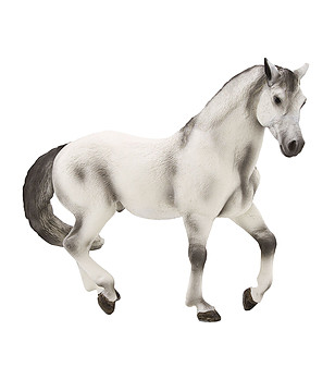 Малка фигурка на сив Андалусийски жребец снимка