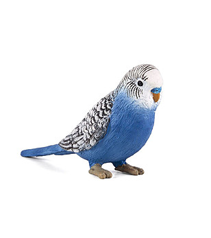 Малка фигурка на син Вълнист папагал снимка