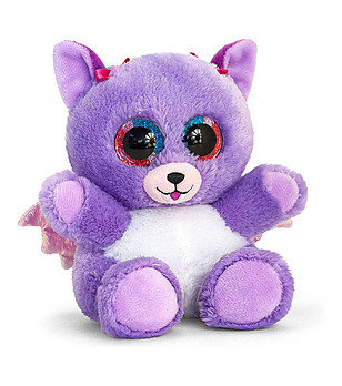 Плюшено лилаво Анимотсу Прилепче 15 см снимка