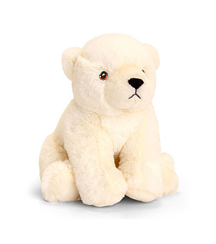 Eкологична плюшена играчка Полярна мечка 18 см снимка