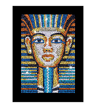 Направи си сам картина с пайети Тутанкамон 25х34 см снимка
