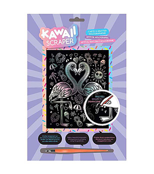 Комплект за гравиране на холограмна основа Фламинго снимка