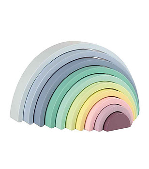 Дървена дъга Монтесори снимка